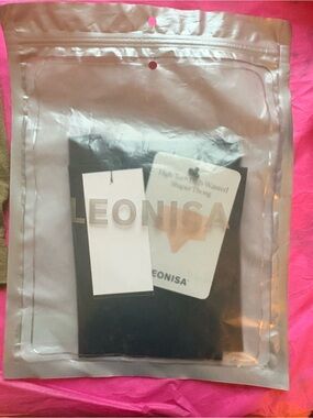 Leonisa Black High-Waist Shaper Thong - Tummy Control. Brand New- never worn